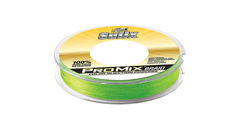 Sufix ProMix Braid - 40lb - Neon Lime - 300 yds, 630-140L