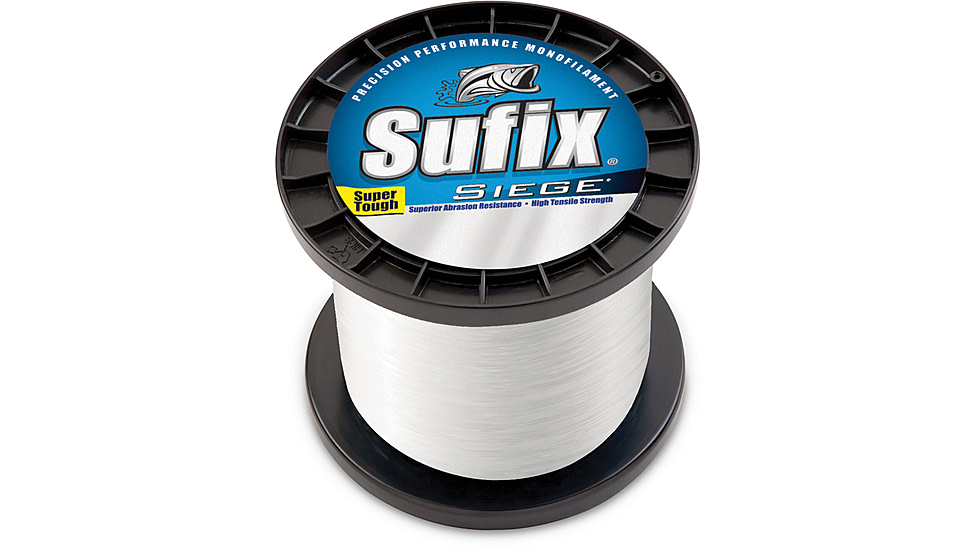 Sufix Siege 10lb Line, Clear, 3000 Yds, 662-310