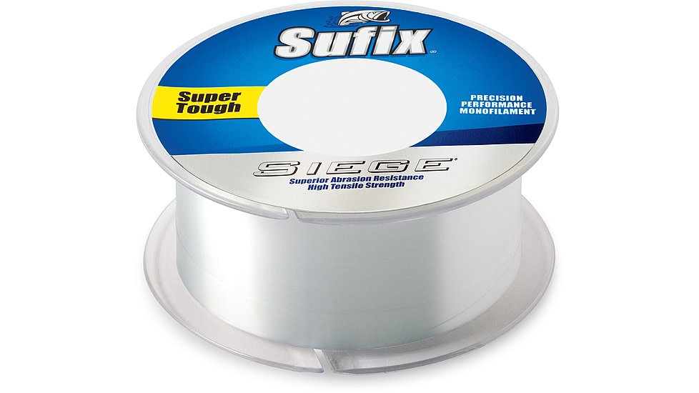 Sufix Siege 25lb Line, Clear, 250 Yds, 662-125