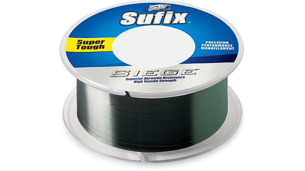 Sufix Siege 25lb Line, Smoke Green, 250 Yds, 662-125G