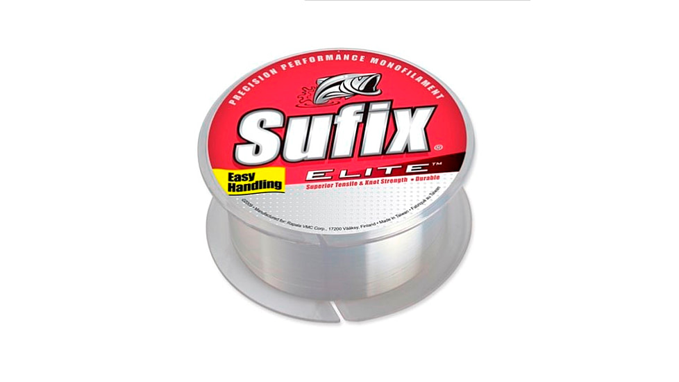 Sufix Siege Mono 330 yard 12 lb, Clear 123502