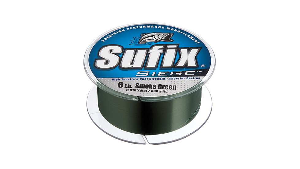 Sufix Siege Mono 330 yard 17 lb, Green 123601