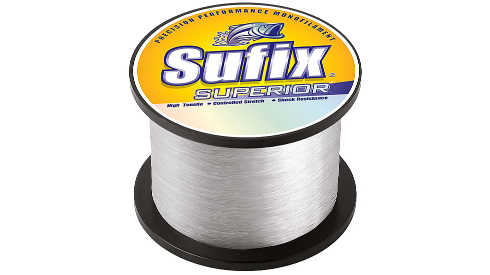 Sufix Superior Clear Monofilament - 100lb - 545 yds, 645-300