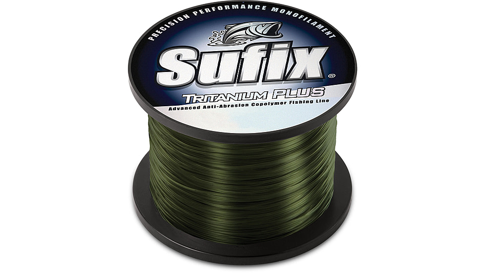 Sufix Tritanium Plus 14lb Line, Dark Green, 1100 Yds, 696-114G