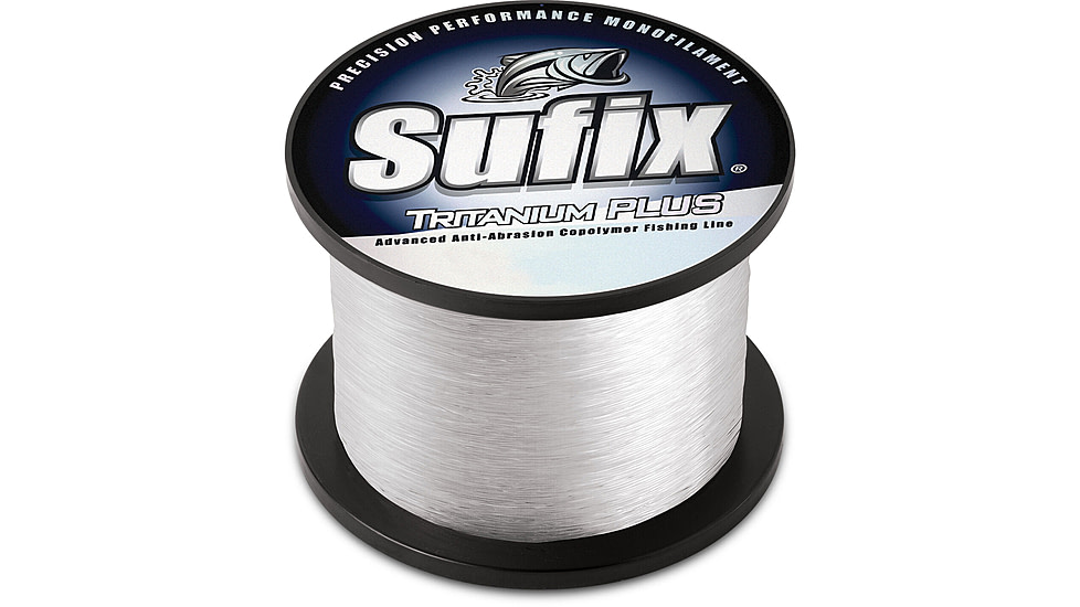 Sufix Tritanium Plus 20lb Line, Clear, 2670 Yds, 696-220
