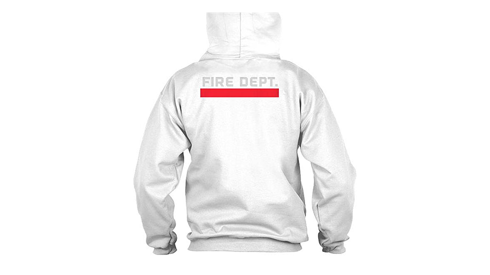 Hoodie - Thin Red Line Flag - Fire Department