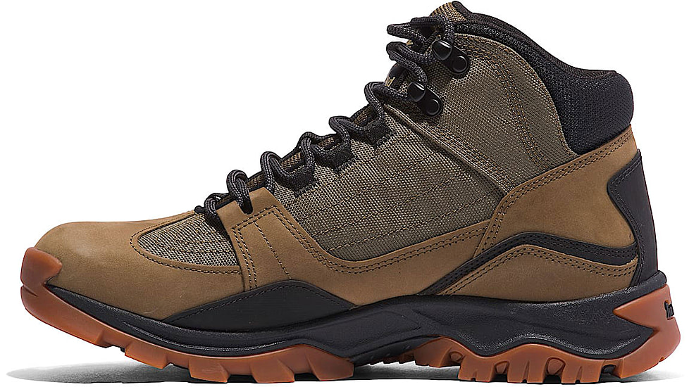 Timberland Mt. Maddsen Mid Lace Up Hiking Boots - Mens, Olive Nubuck, 9.5 US, TB0A6BNNEO8109500M