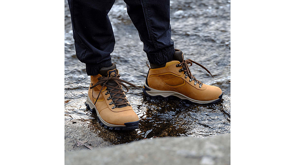Timberland Mt. Maddsen Waterproof Mid Hiking Boot - Mens, Wheat, 10, Medium, TB1A64TV23110000M