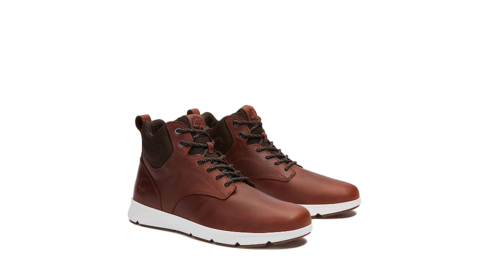 Timberland Parker Street Full Grain Mid Lace Up Sneakers - Mens