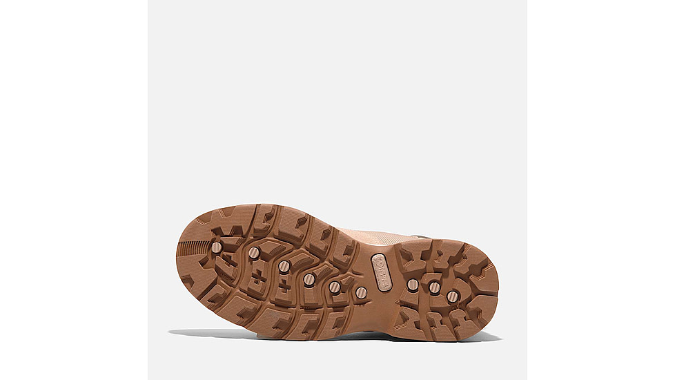 Timberland White Ledge Mid Lace-Up Waterproof Hiking Boot - Womens, Light Beige Suede, 8, Medium, TB0A2KNTER308000M