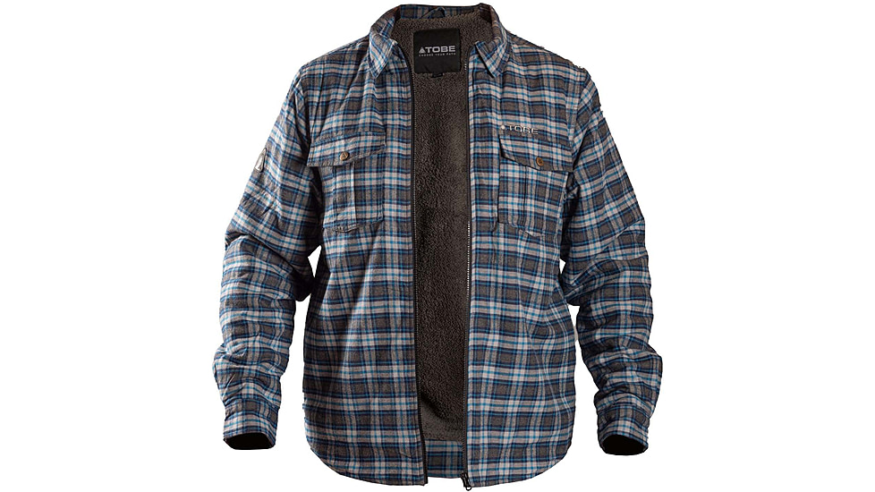 TOBE Outerwear Padre Overshirt - Mens, Blue/Gray, M, 310722-502-004
