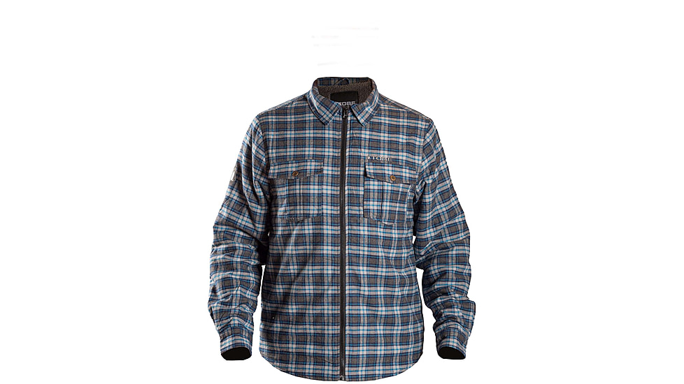 TOBE Outerwear Padre Overshirt - Mens, Blue/Gray, M, 310722-502-004