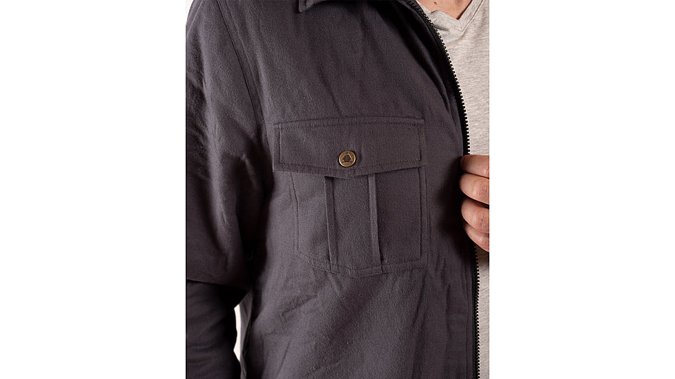 TOBE Outerwear Padre Overshirt - Mens, Gray, S, 310722-501-003