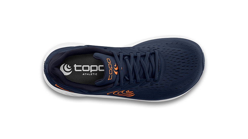 Topo Athletic Atmos 2 Trailrunning Shoes - Mens, Navy / Orange, 9, M091-090-NAVORG