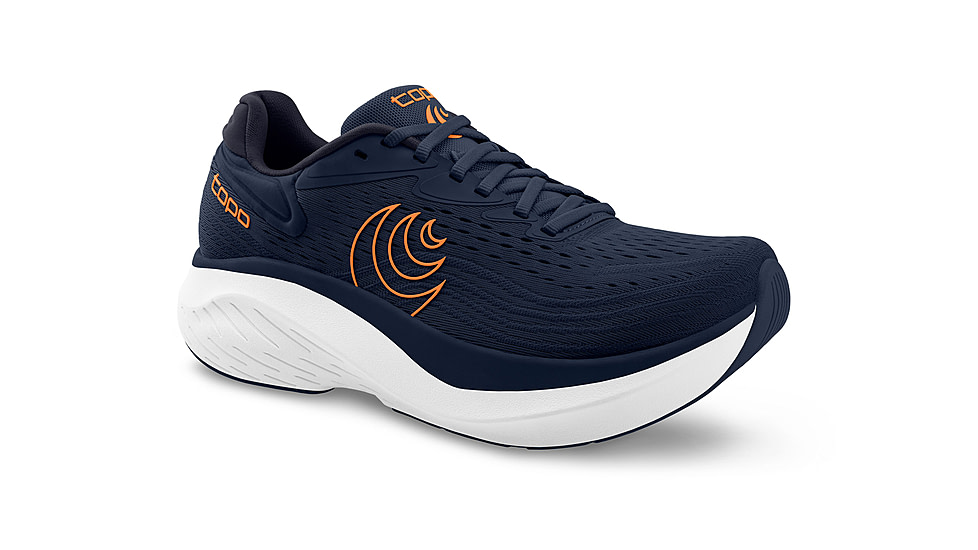 Topo Athletic Atmos 2 Trailrunning Shoes - Mens, Navy / Orange, 9, M091-090-NAVORG