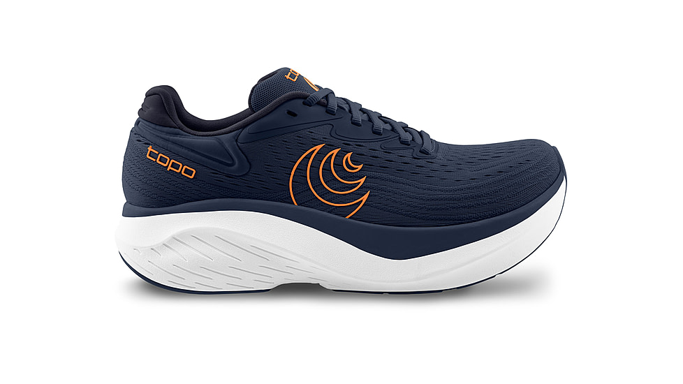 Topo Athletic Atmos 2 Trailrunning Shoes - Mens, Navy / Orange, 9, M091-090-NAVORG