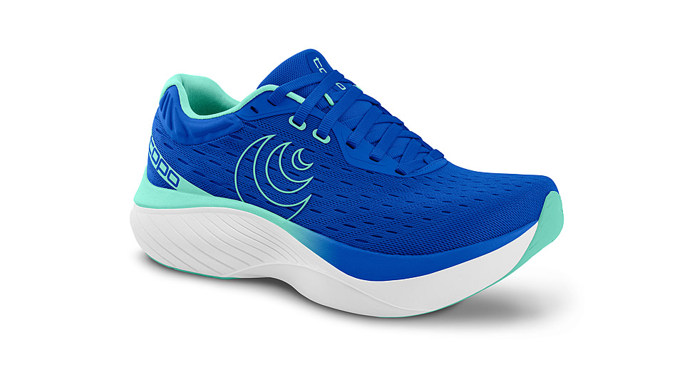 Topo Athletic Atmos Running Shoes - Womens, Blue/Aqua, 8.5, W069-085-BLUAQU