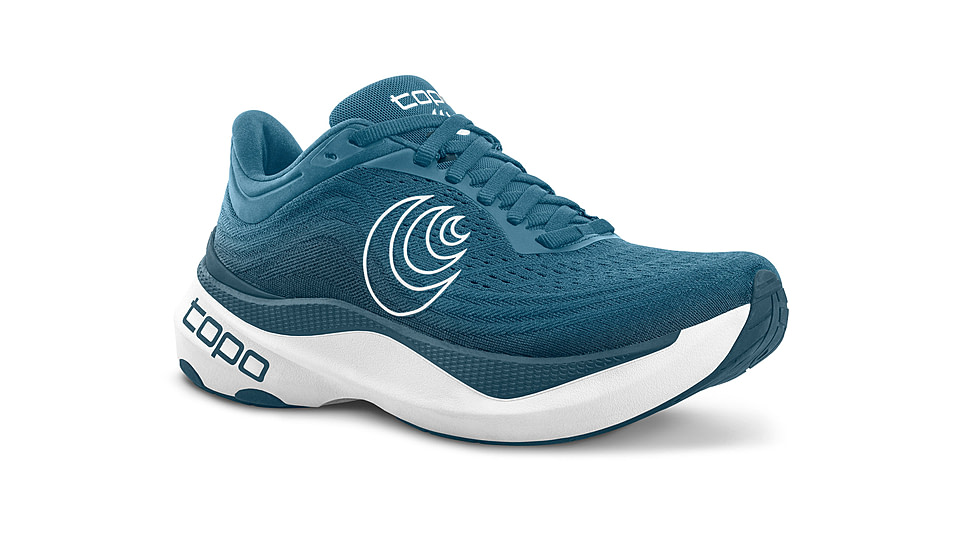 Topo Athletic Aura Max Cushion Stability Road Shoes - Mens, Blue/White, 11.5 US, M080-115-BLUWHT