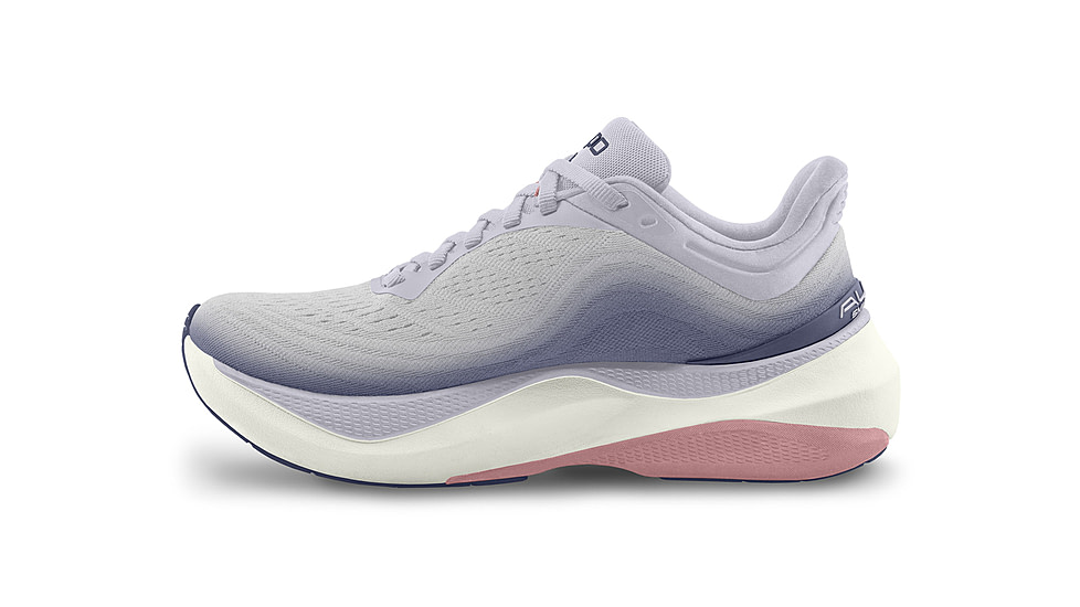 Topo Athletic Aura Max Cushion Stability Road Shoes - Womens, Purple/Lilac, 12.0 US/Wide, W080-120W-PURLIL