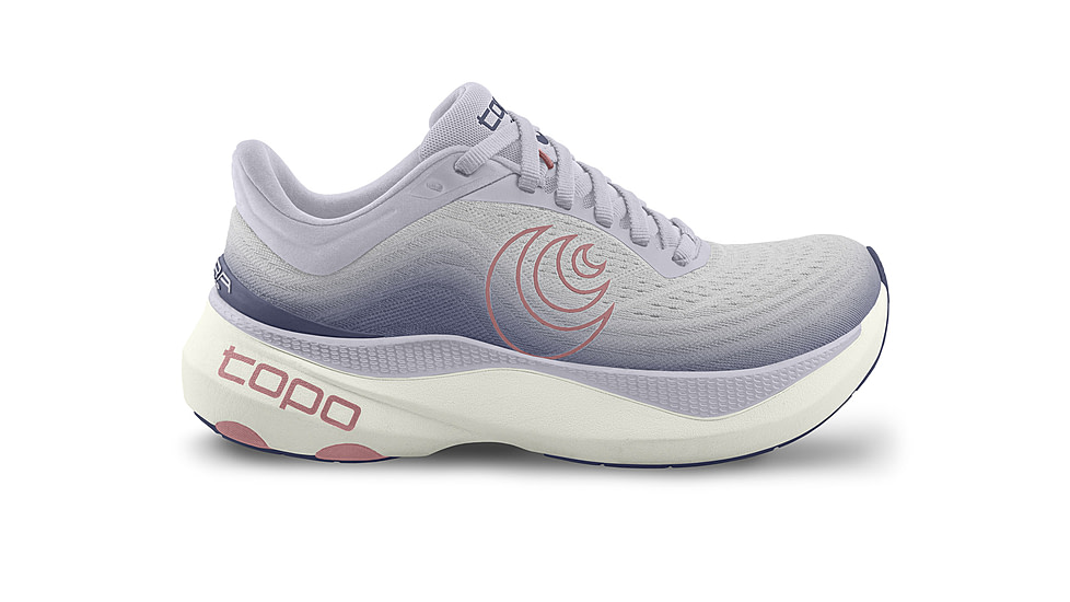 Topo Athletic Aura Max Cushion Stability Road Shoes - Womens, Purple/Lilac, 12.0 US/Wide, W080-120W-PURLIL