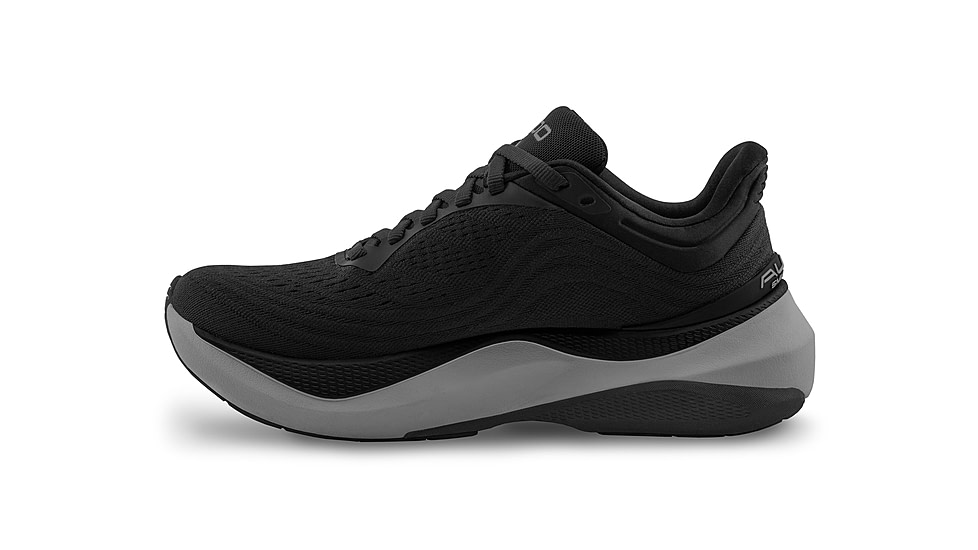 Topo Athletic Aura Road Running Shoes - Mens, Black/Charcoal, 12.5 Wide, M080-125W-BLKCHA