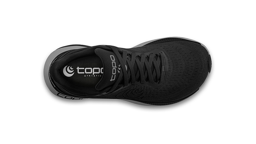 Topo Athletic Aura Road Running Shoes - Mens, Black/Charcoal, 12.5 Wide, M080-125W-BLKCHA