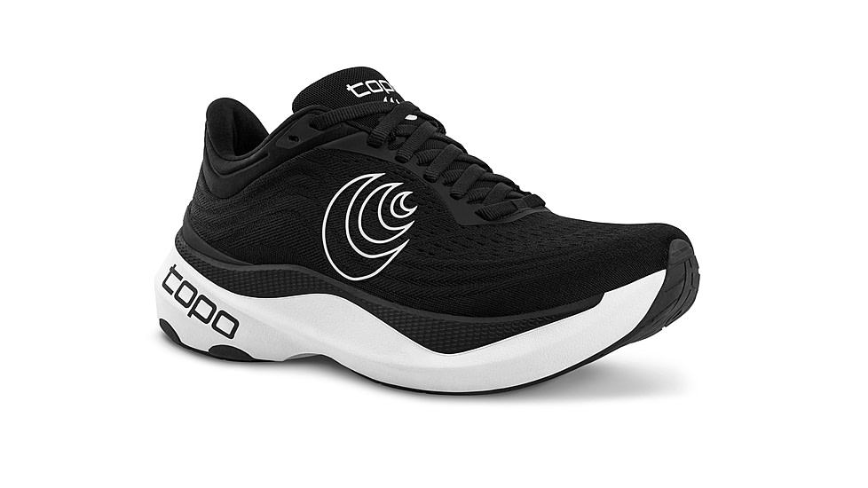 Topo Athletic Aura Road Running Shoes - Womens, Black/White, 6.5 Wide, W080-065W-BLKWHT