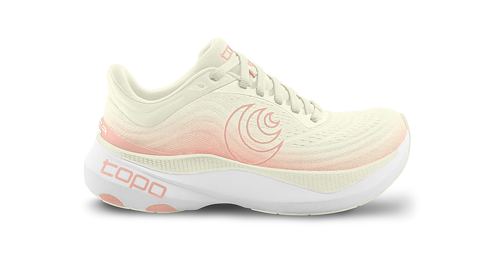 Topo Athletic Aura Road Running Shoes - Womens, Cream/Rose, 8.5, W080-085-CREROS