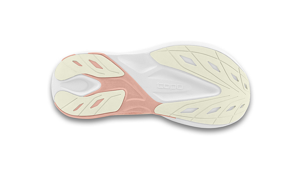 Topo Athletic Aura Road Running Shoes - Womens, Cream/Rose, 8.5, W080-085-CREROS