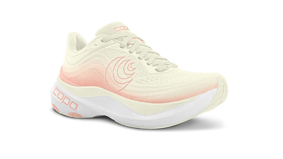Topo Athletic Aura Road Running Shoes - Womens, Cream/Rose, 8.5, W080-085-CREROS