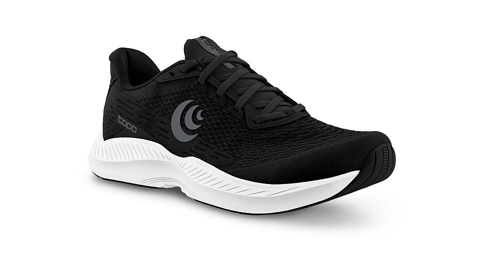 Topo Athletic Fli-Lyte 5 Road Running Shoe - Mens, Black/White, 12, M064-120-BLKWHT