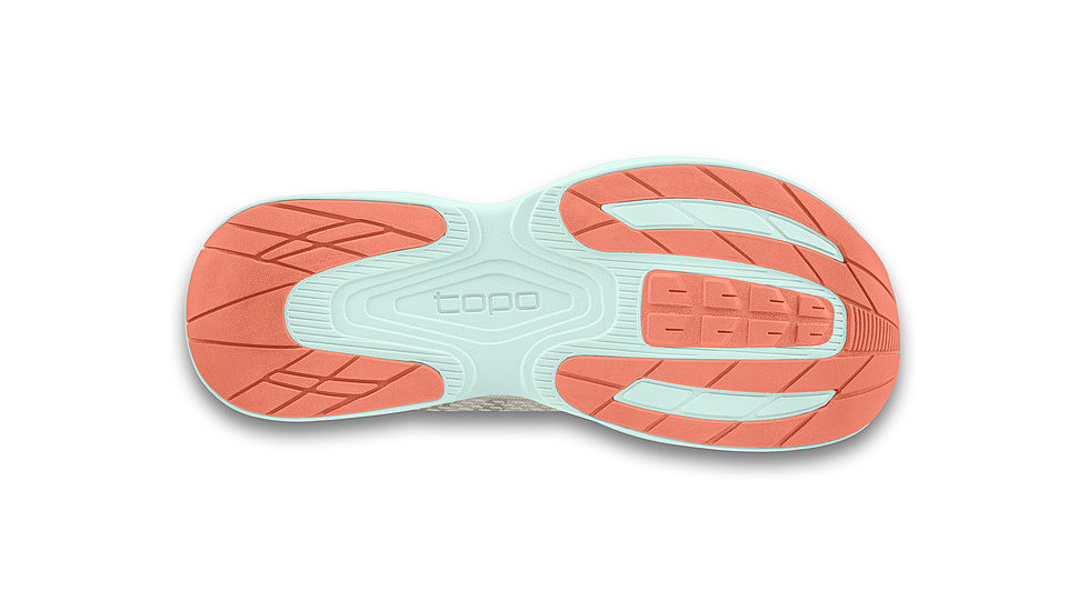 Topo Athletic Fli-Lyte 5 Road Running Shoes - Womens, Grey/Sky, 6.5, W064-065-GRYSKY