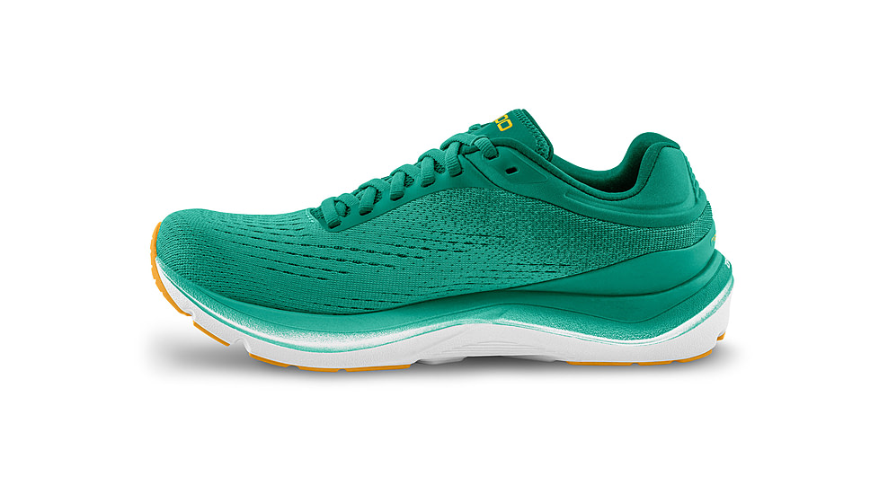 Topo Athletic Magnifly 5 Running Shoes - Womens, Teal/Gold, 8.5, W070-085-TEAGLD