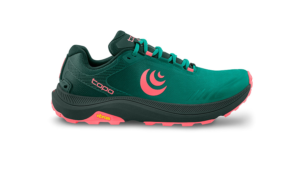 Topo Athletic MT-5 Entry Level Trail Running Shoes - Women's, Emerald/Pink, 10.0 US, W072-100-EMEPNK