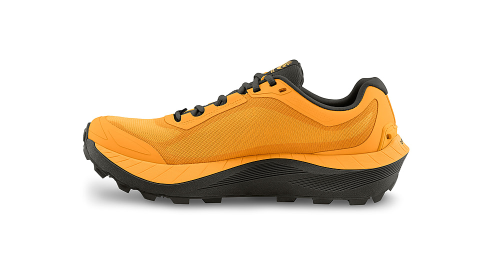 Topo Athletic MTN Racer 3 Road Running Shoe - Men's, Mango/Espresso, 12, M065-120-MANESP