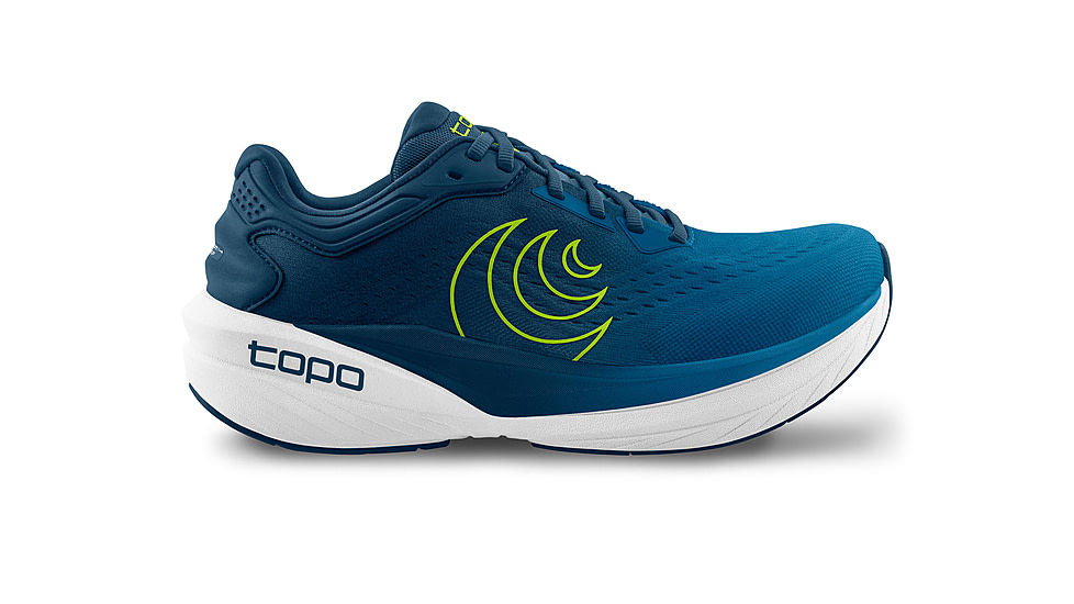 Topo Athletic Phantom 4 Road Running Shoes - Mens, Blue/Lime, 9.0 US, M087-090-BLULIM