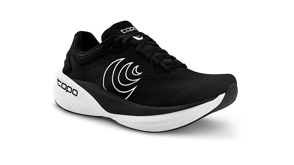Topo Athletic Phantom 4 Road Running Shoes - Mens, Black/White, 7.0 US, M087-070-BLKWHT