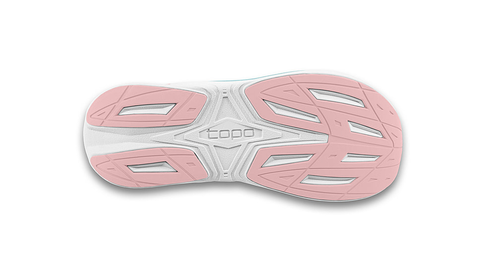 Topo Athletic Phantom 4 Trailrunning Shoes - Womens, Dusty Blue / Pink, 8, W087-080-DBLPNK