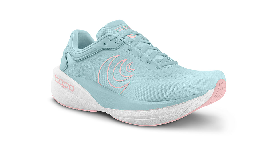 Topo Athletic Phantom 4 Trailrunning Shoes - Womens, Dusty Blue / Pink, 8, W087-080-DBLPNK