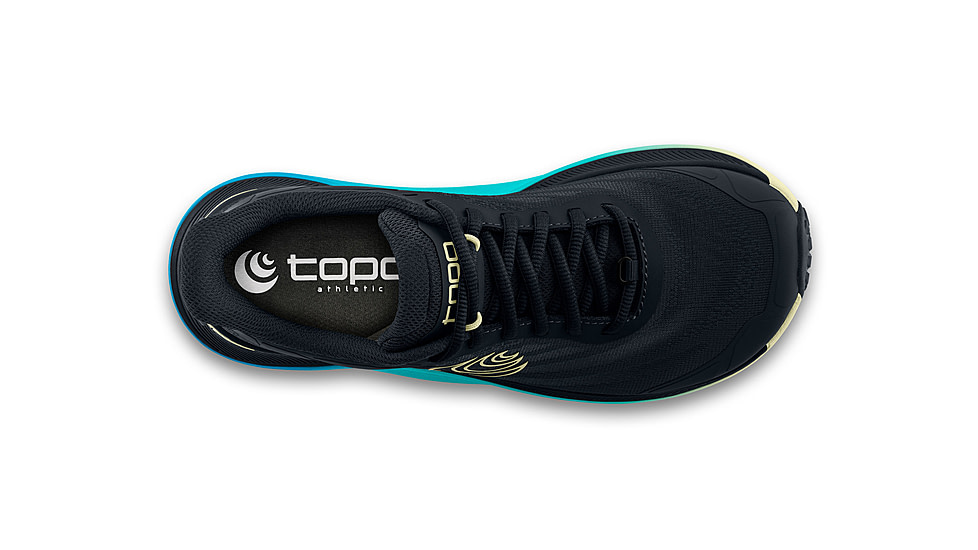 Topo Athletic Ultraventure 4 High Cushion Trail Shoes - Womens, Black/Lime, 8.0 US/Wide, W081-080W-BLKLIM