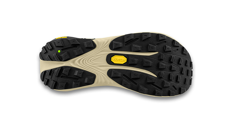 Topo Athletic Vista Trail Running Shoes - Mens, Black/Lime, 8.0 US/Wide, M088-080W-BLKLIM