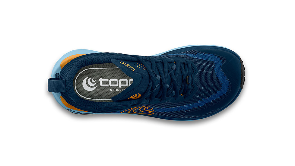Topo Athletic Vista Trail Running Shoes - Mens, Navy/Orange, 11.0 US, M088-110-NAVORG