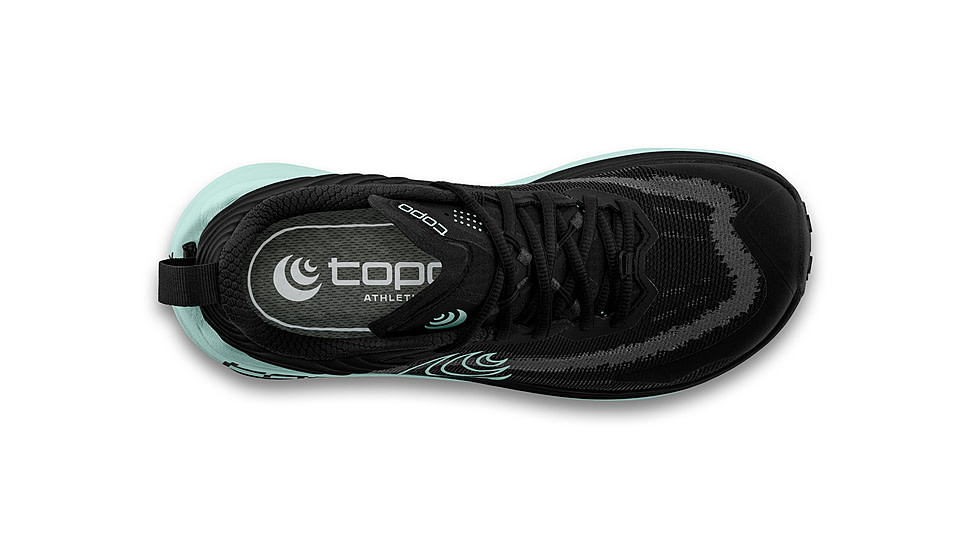 Topo Athletic Vista Trail Running Shoes - Womens, Black/Mint, 6.0 US, W088-060-BLKMNT