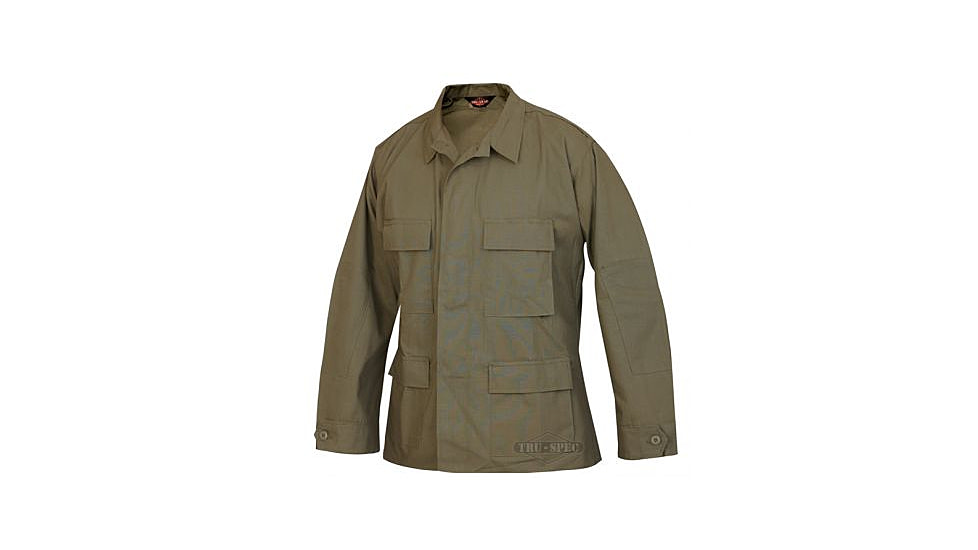 Tru-Spec 100% Cotton Ripstop BDU Jacket - Men's, Olive Drab, 2XL, Long Length 1568027
