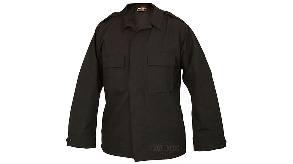 Tru Spec 1360023 Long Sleeve Black Tactical Shirt Pc Rs