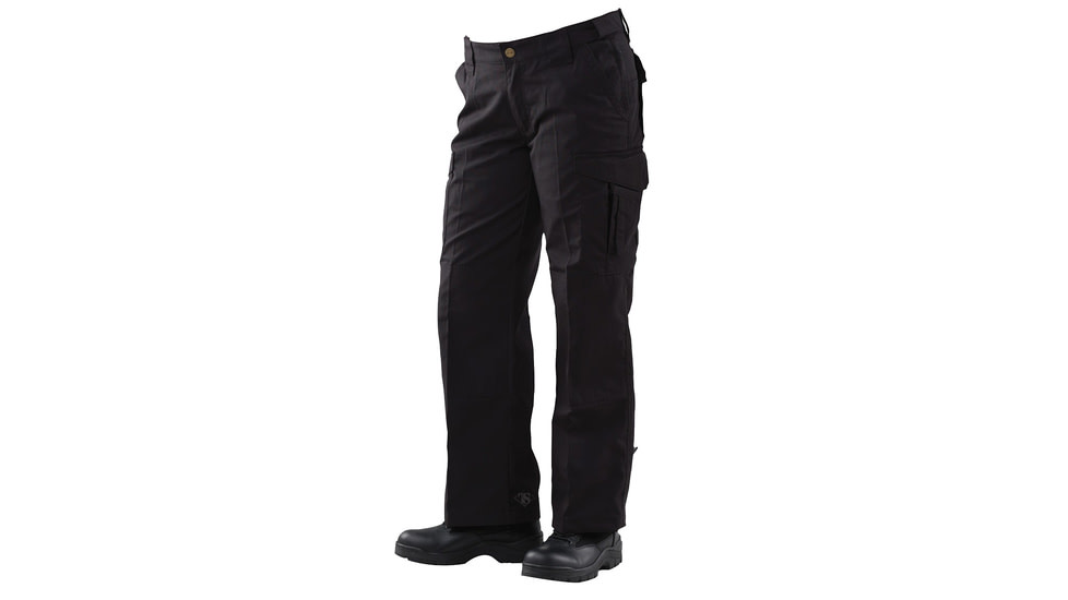 Tru-Spec 24-7 Ladies Ems Pants 65/35 Polyester/Cotton Rip-Stop, Black, 0xUnhemmed 1124001