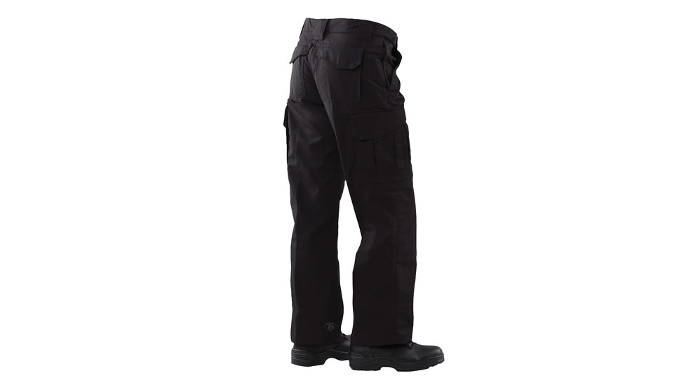 Tru-Spec 24-7 Ladies Ems Pants 65/35 Polyester/Cotton Rip-Stop, Black, 0xUnhemmed 1124001