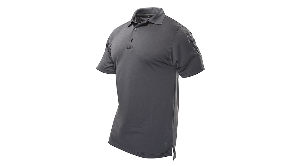 Tru-Spec 24-7 Mens SL Performance Polo 100% Poly, Charcoal, XSmall Regular 4488002