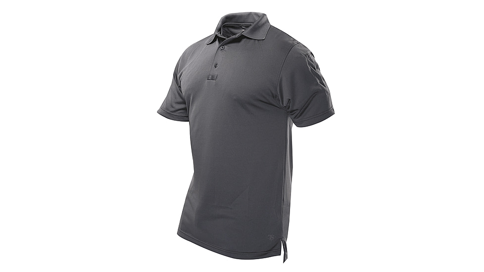 Tru-Spec 24-7 Mens SL Performance Polo 100% Poly, Charcoal, XSmall Regular 4488002
