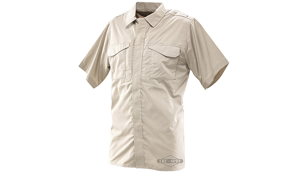 Tru Spec 24 7 Series 1046009 Ultralight Short Sleeve Khaki Uniform Shirt